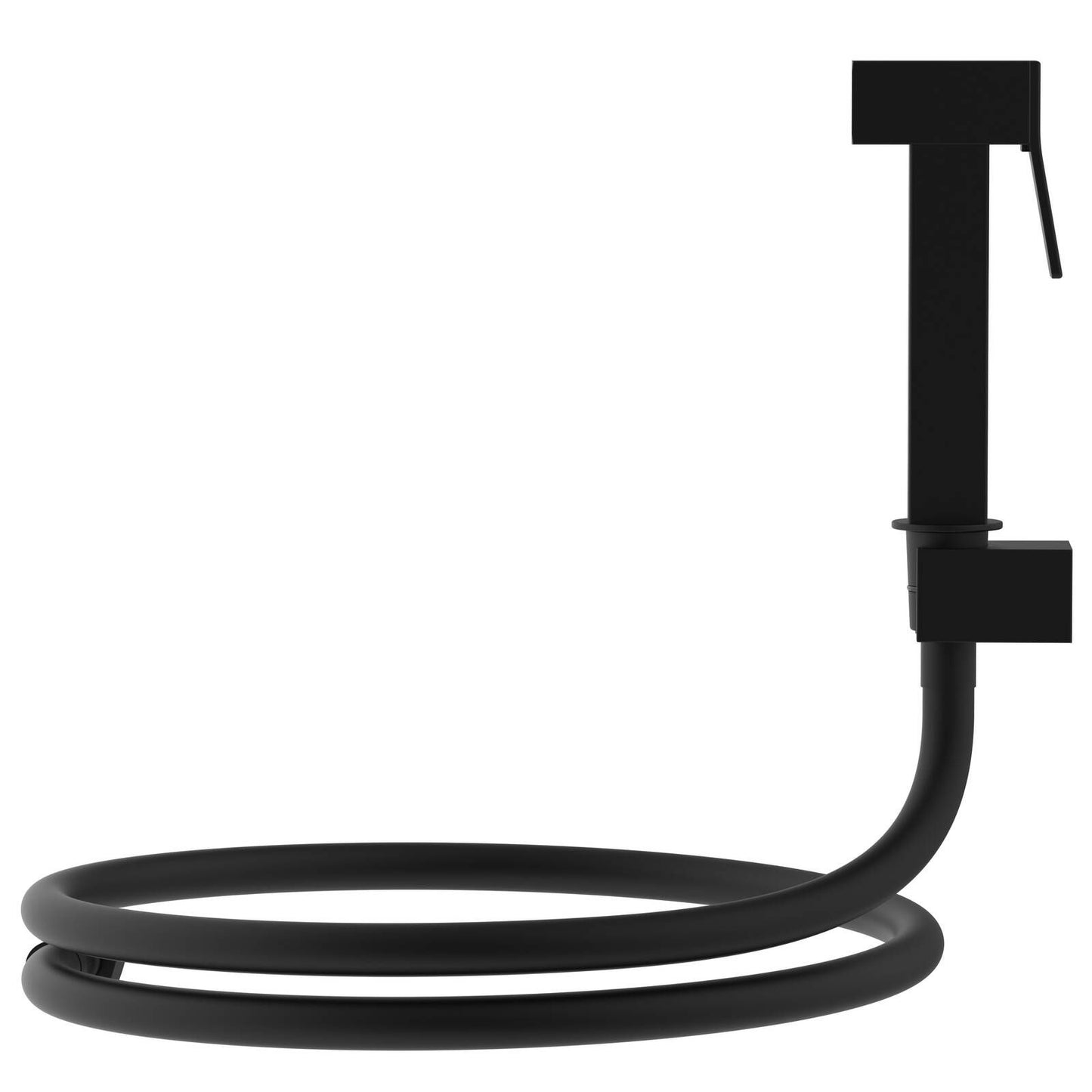 Evekare Square Bidet Spray with Holder - 1.2m - Matte Black
