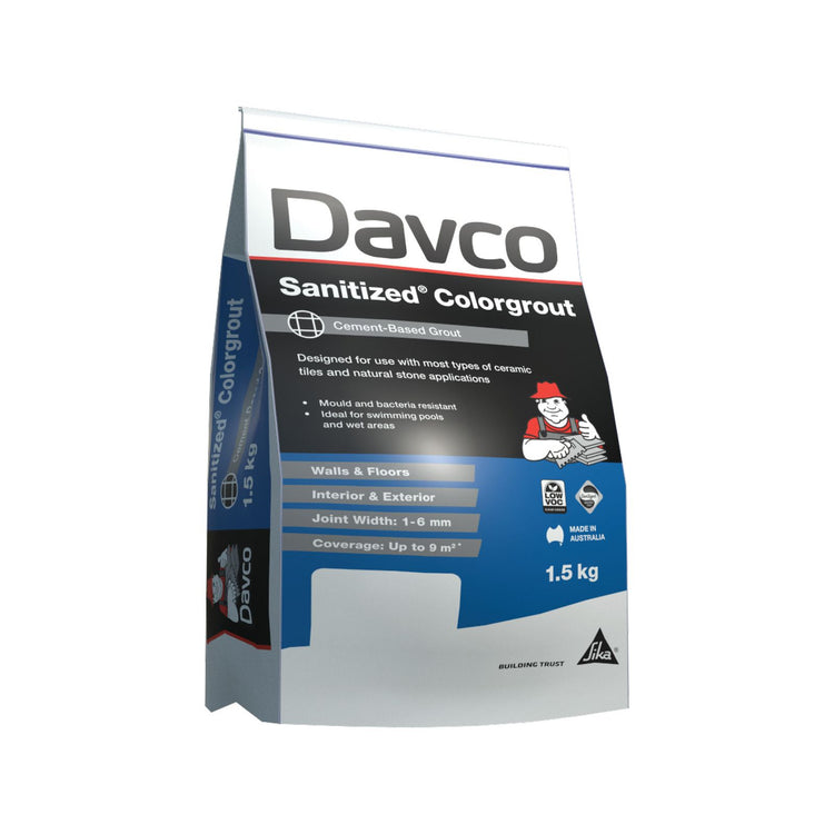 Davco 1.5kg Light Grey 49 Sanitized Colorgrout