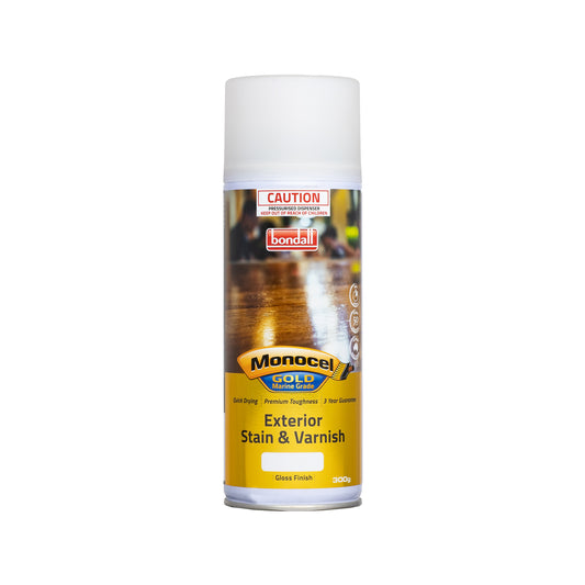 Bondall Monocel Gold Marine Grade Exterior Stain & Varnish Gloss Finish - 300g