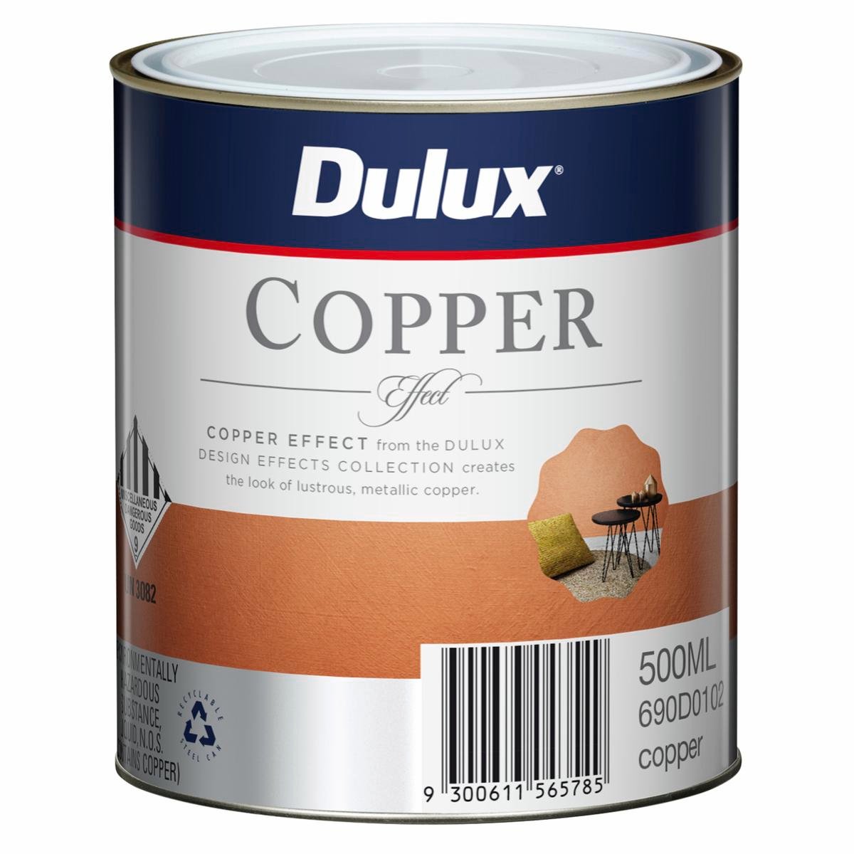 Dulux Copper Effect Paint - 500ml Water Based - Ideal For Feature Walls