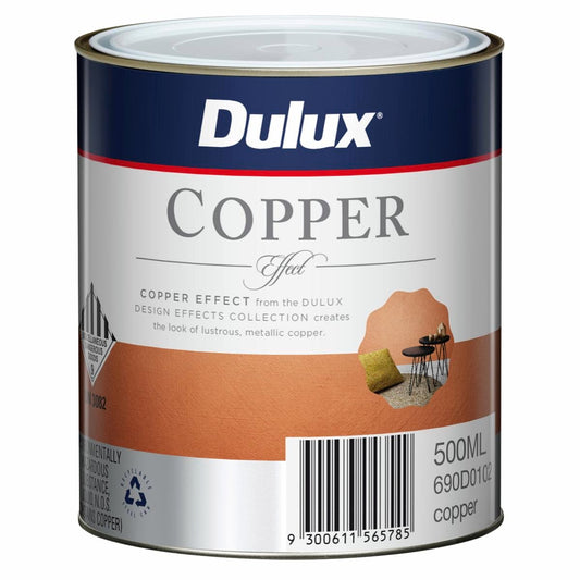 Dulux Copper Effect Paint - 500ml Water Based - Ideal For Feature Walls