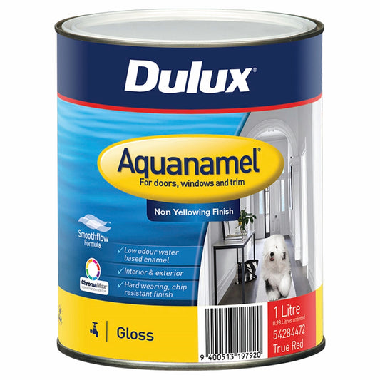 Dulux Enamel Paint - 1L - True Red