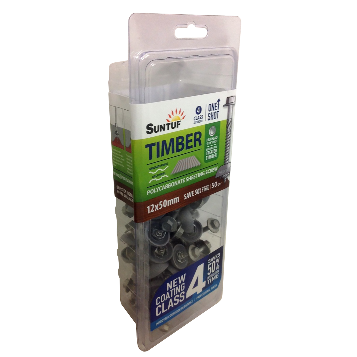 Suntuf One Shot Screws - 50mm - 50 Pack