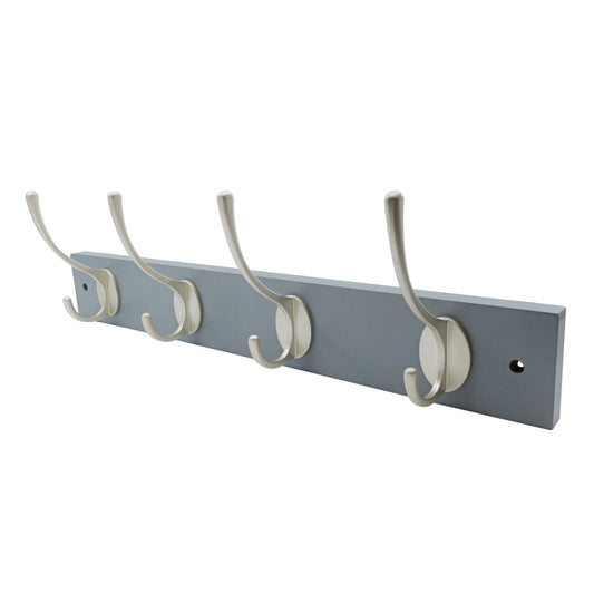 Adoored 4 Double Hook Grey Board Rack 455mm