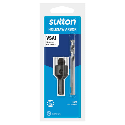 Sutton Tools Holesaw Arbor - 14-30mm