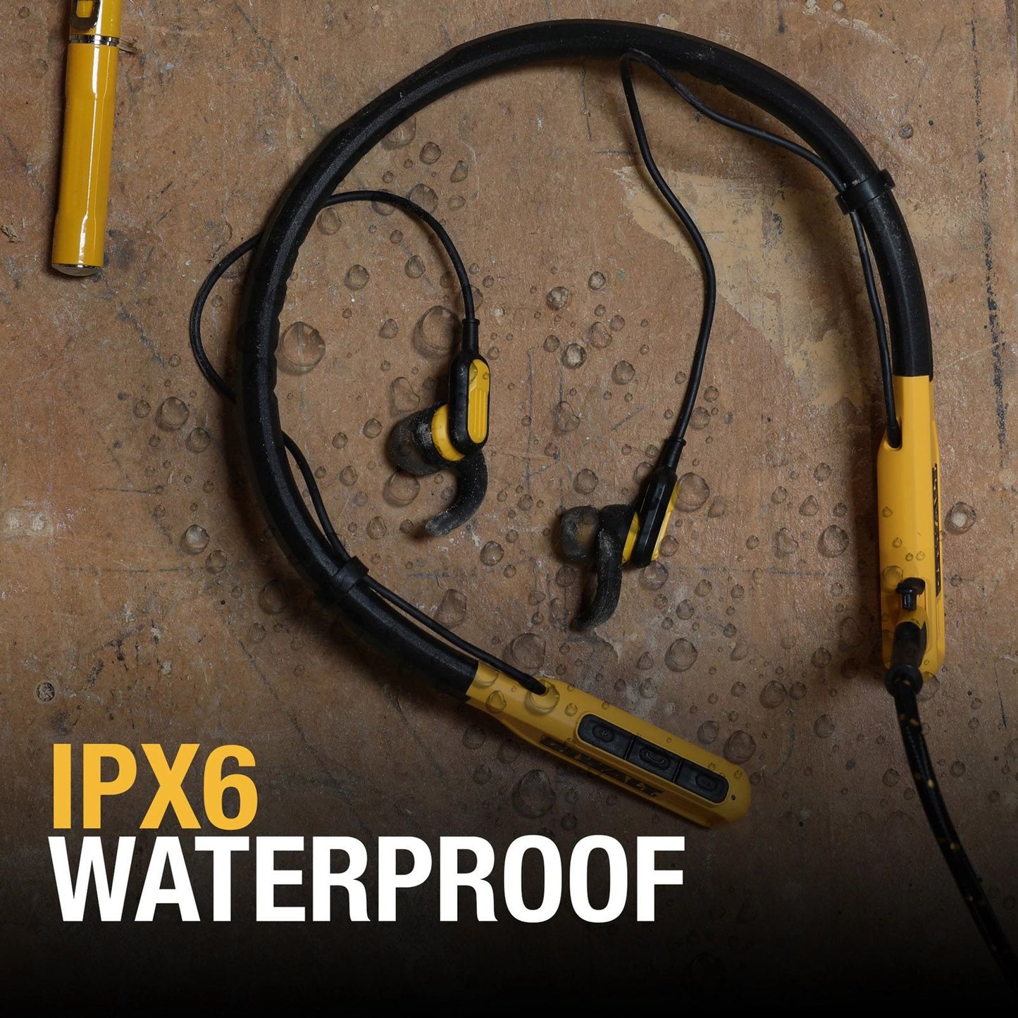 Dewalt Wireless Jobsite Pro Bluetooth Neckband Earphones