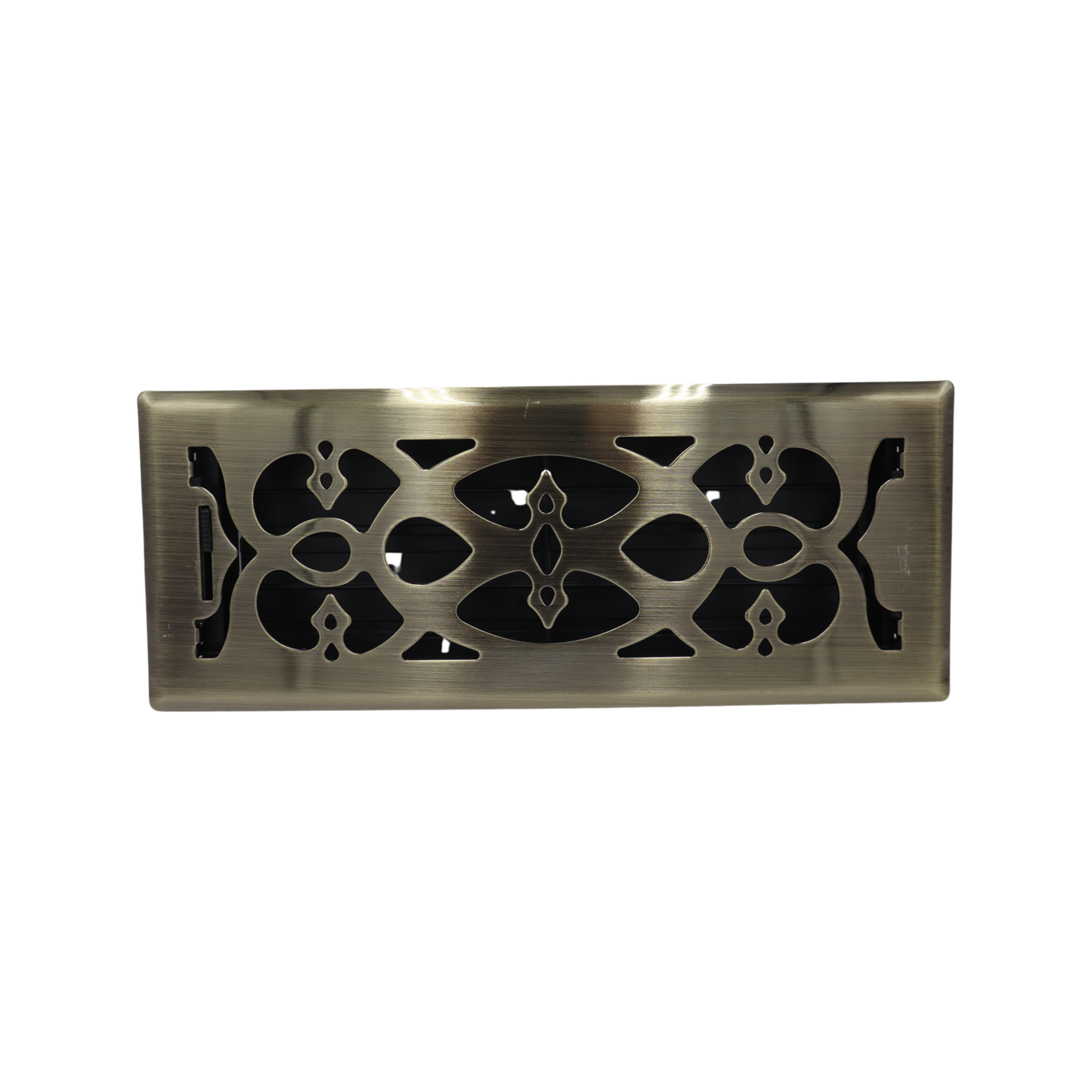 Accord Antique Brass Victorian Floor Vent - 10 x 30cm