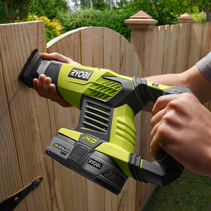 Ryobi ONE+ Compact Reciprocating Saw Kit - 4Ah