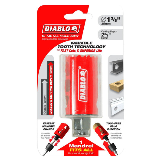 Diablo Bi Metal Hole Saw - 35mm
