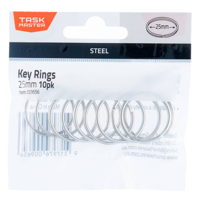 Taskmaster Key Ring - 25mm - 10 Pack
