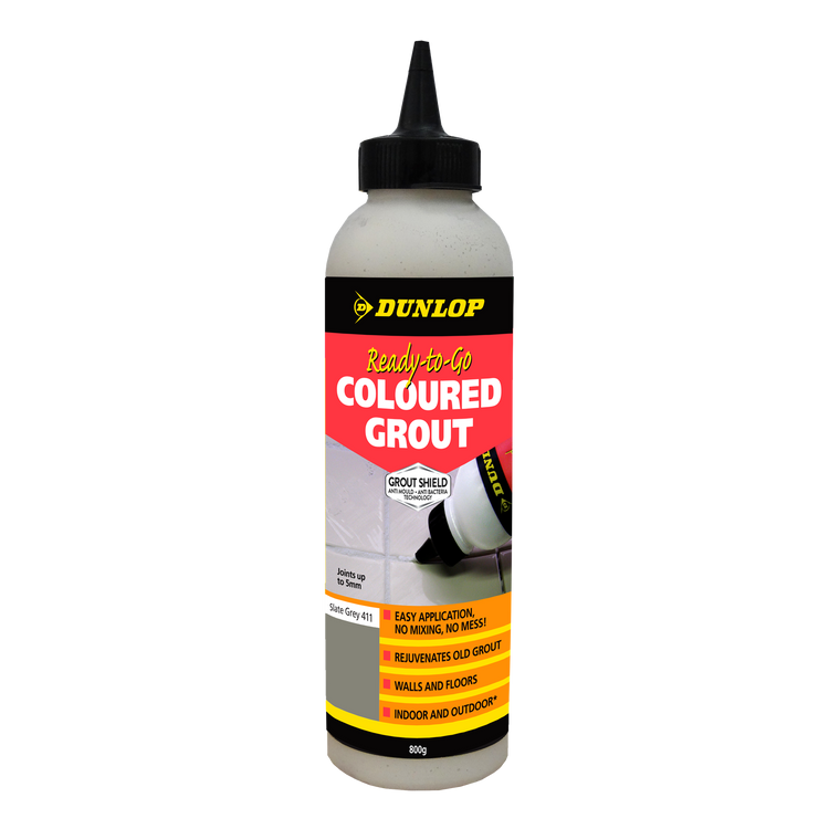Dunlop 800g Ready to Go Coloured Grout Slate Grey