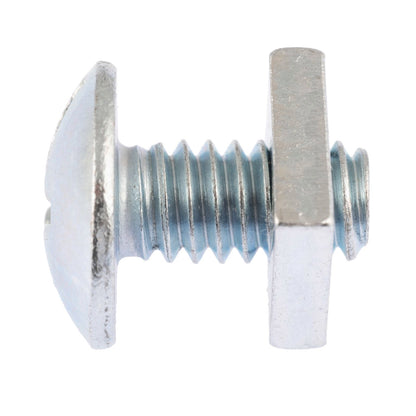 Zenith Mushroom Head Bolts & Nuts - 1/4 x 12mm - 50 Pack