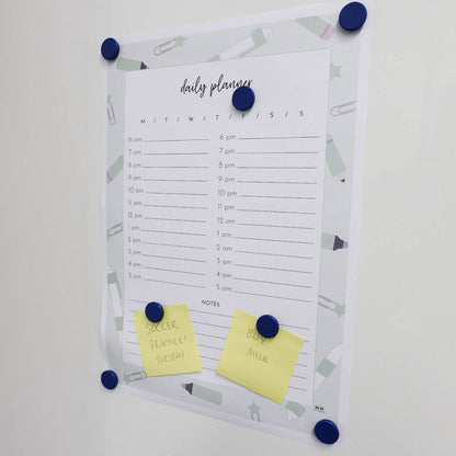Everhang Blue Disc Magnet 25mm Ceramic 20 Pack Ideal For Whiteboards