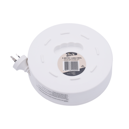 Click Cable Reel - 5m - 4 Outlets