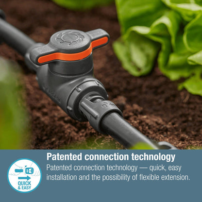 Gardena Micro Irrigation Shut Off Regulation Valve - 13mm