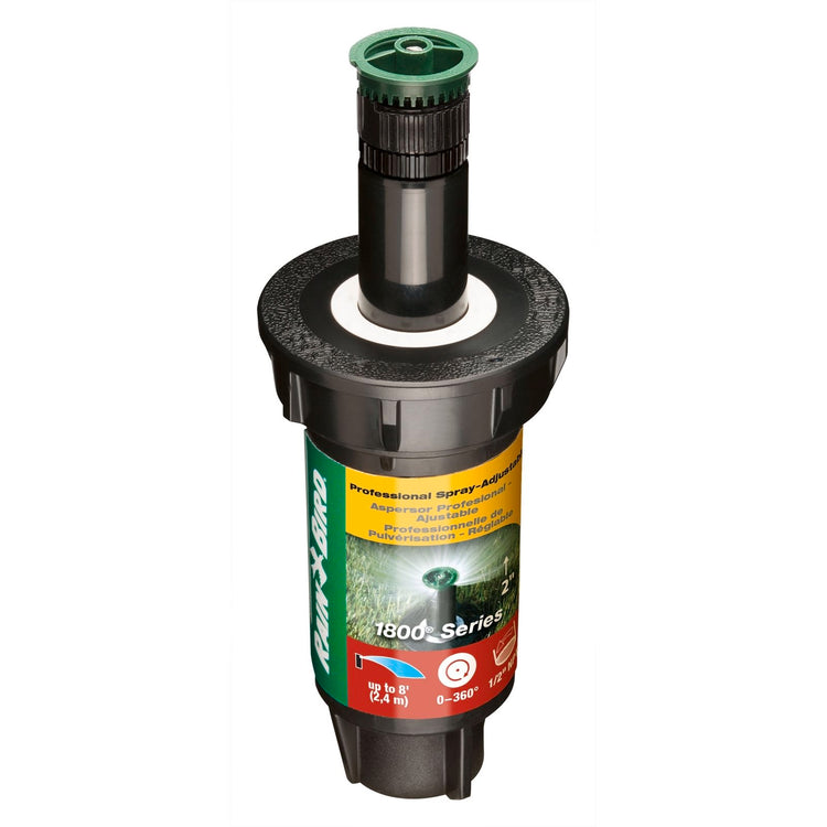 Rain Bird Adjustable Spray Pop-Up Sprinkler - 50mm - 2.4m