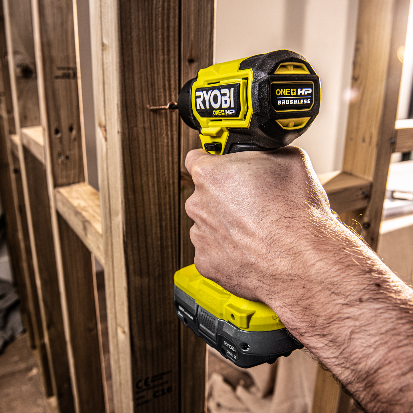 Ryobi Brushless Compact Impact Driver Kit - R18CID14 - 18V ONE+ - 240Nm - 4200IPM