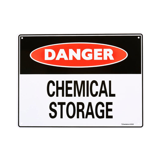 Sandleford Chemical Storage Sign - 300 x 225mm