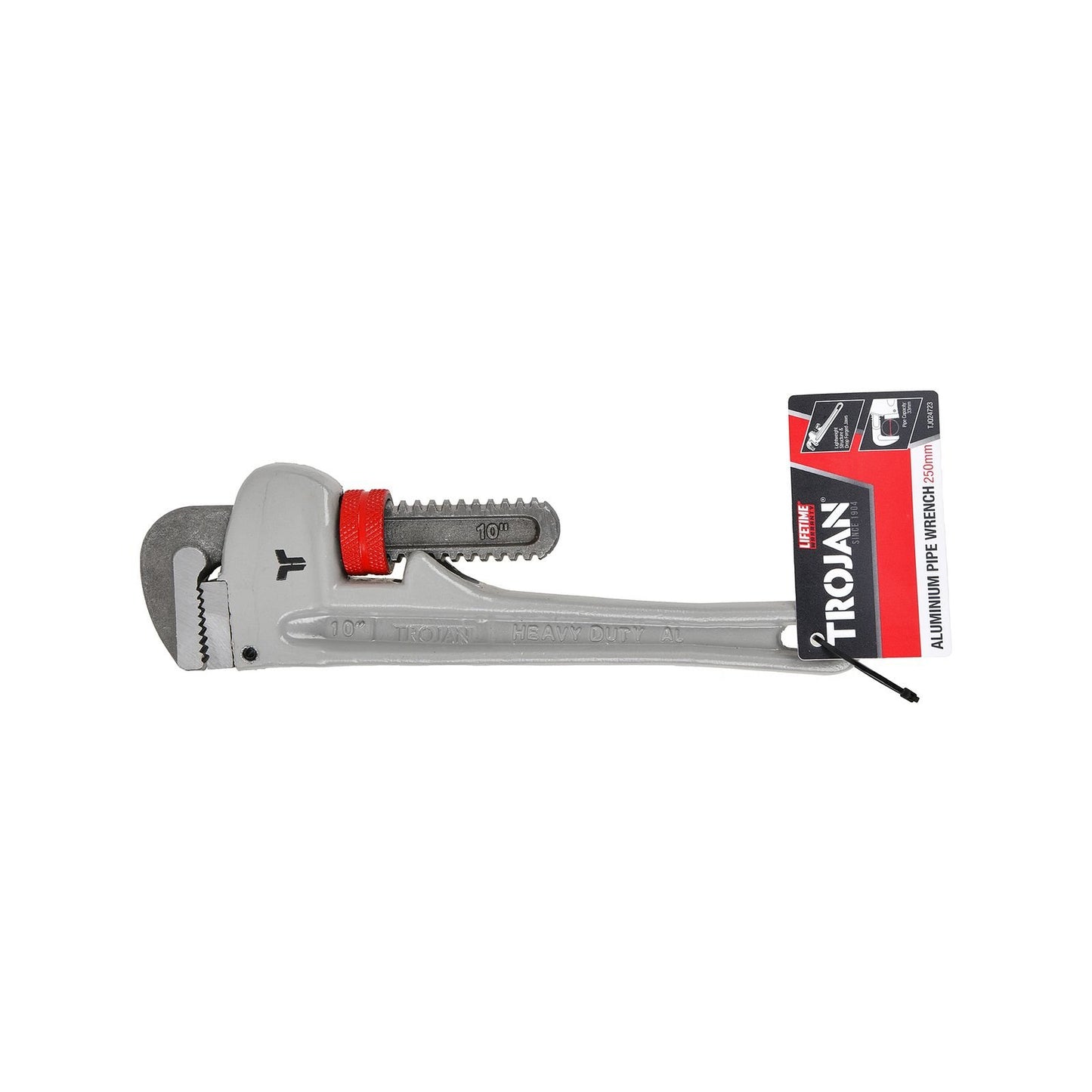 Trojan Aluminium Pipe Wrench - 250mm - 33mm