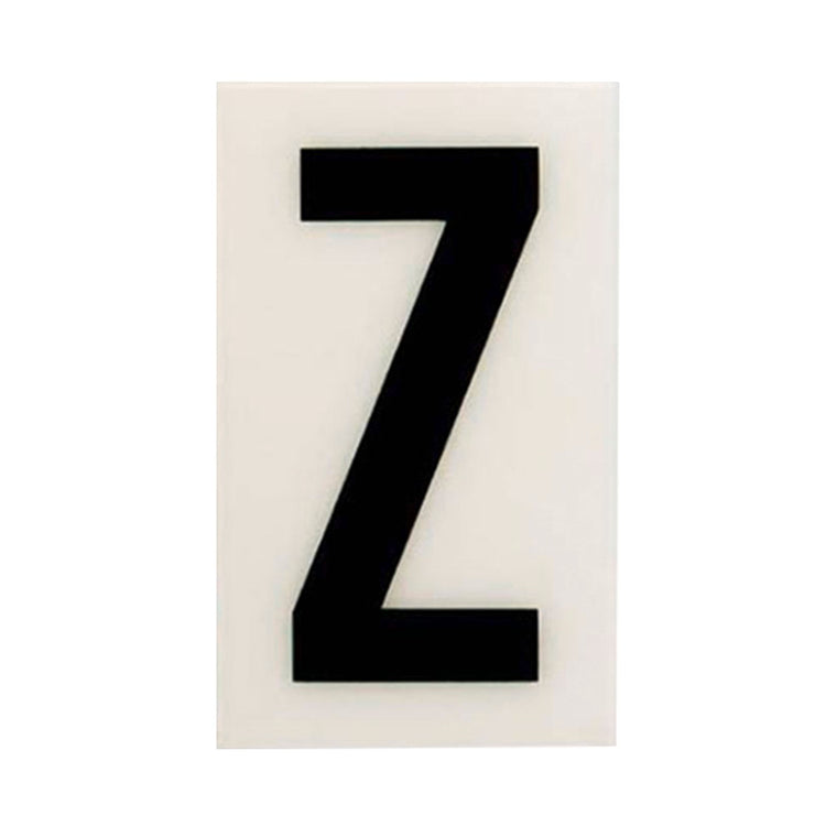 Sandleford White Self Adhesive House Letter Z - 60mm