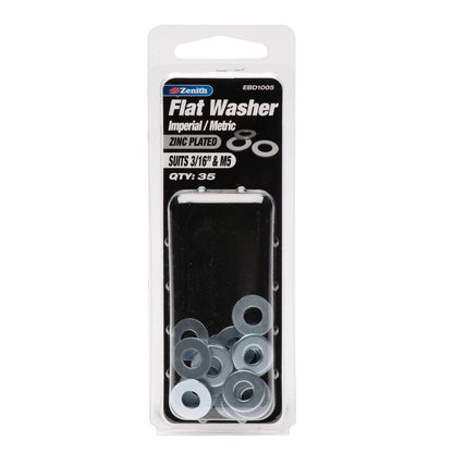 Zenith Flat Washer - 3/16 x 9/16 - 35 Pack