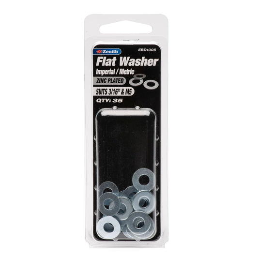 Zenith Flat Washer - 3/16 x 9/16 - 35 Pack