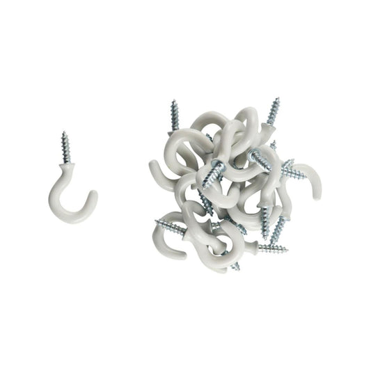 Everhang Cup Hooks - 10mm - PVC - 25 Pack
