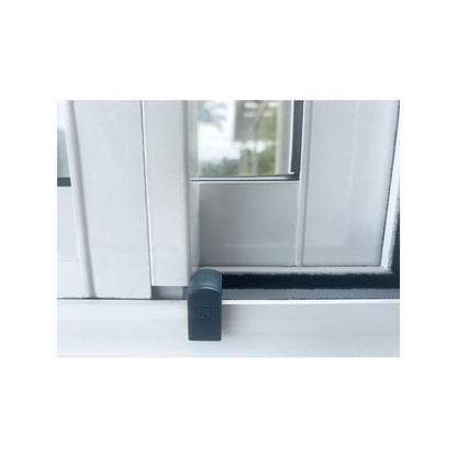 Remsafe Stop Lock Window Restrictor - Charcoal - 12 x 23mm