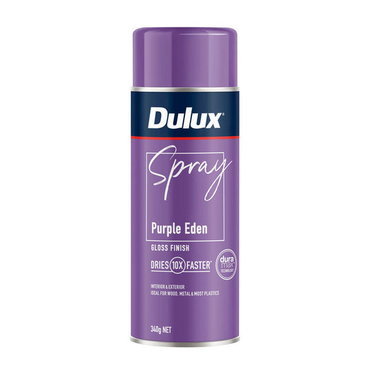 Dulux Spray Paint - 340g - Gloss Purple Eden
