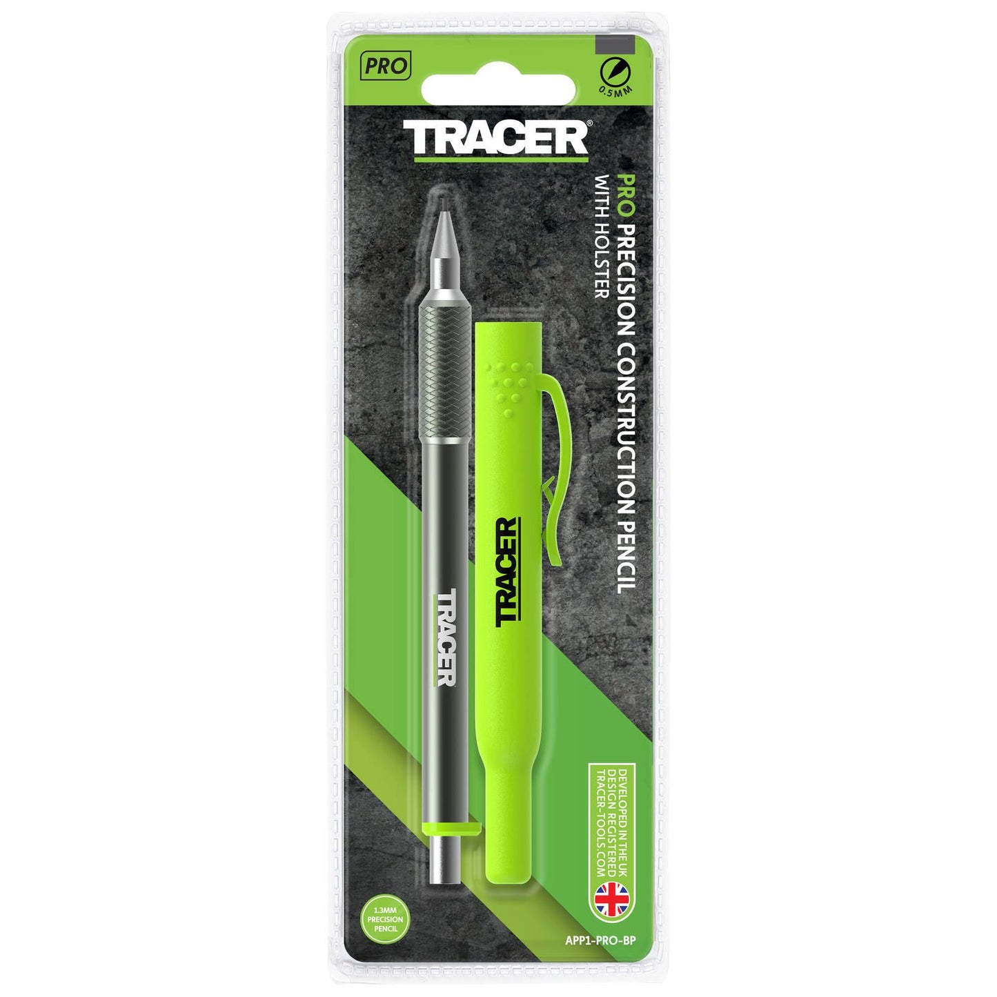 Tracer Pro 1 Aluminium Precision Construction Pencil - 1.3mm