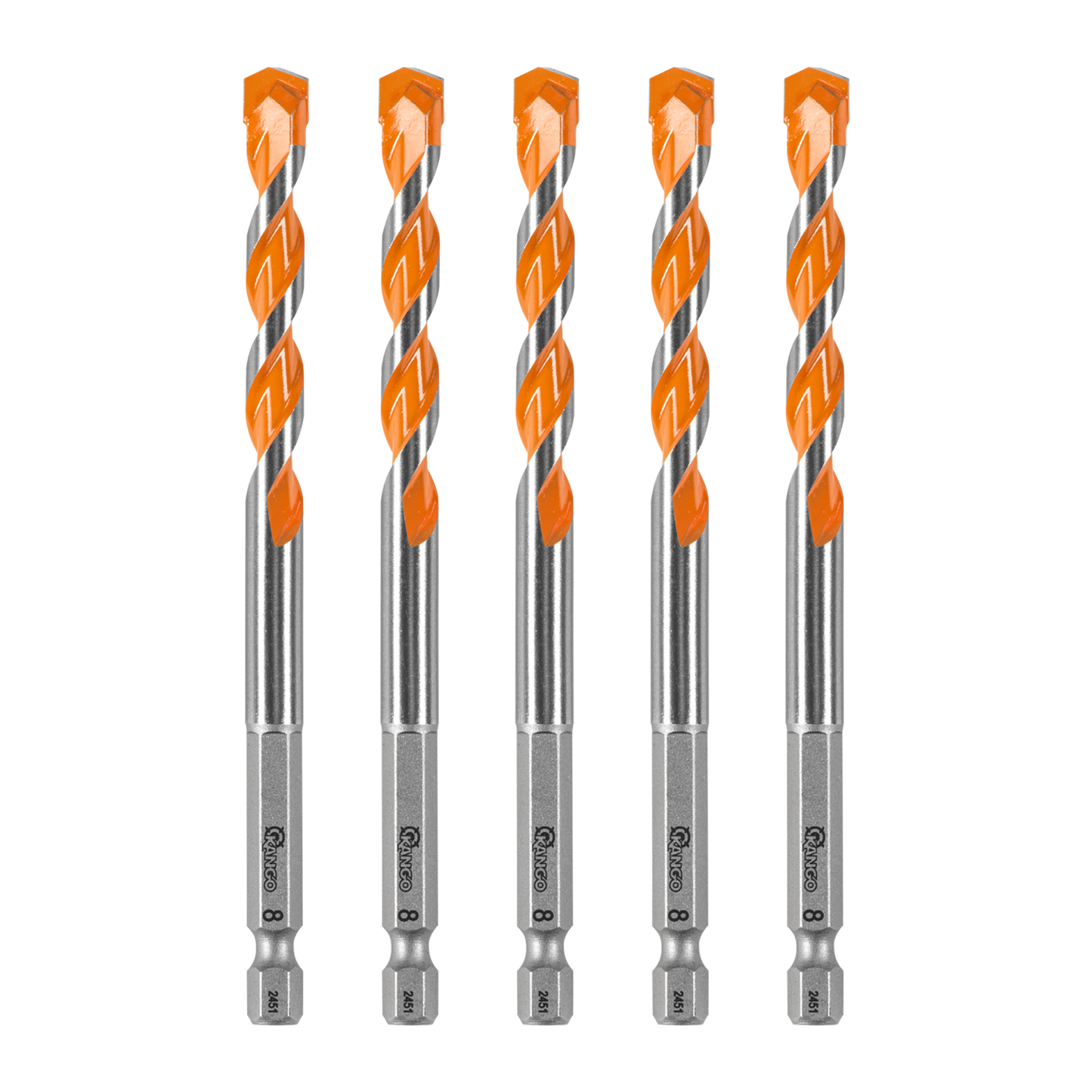 Kango Masonry Drill Bit - 8mm x 120mm - 5 Pack