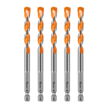 Kango Masonry Drill Bit - 8mm x 120mm - 5 Pack