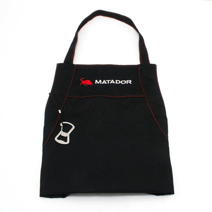 Matador Large BBQ Apron - Cotton - Black - Adjustable - Machine Washable