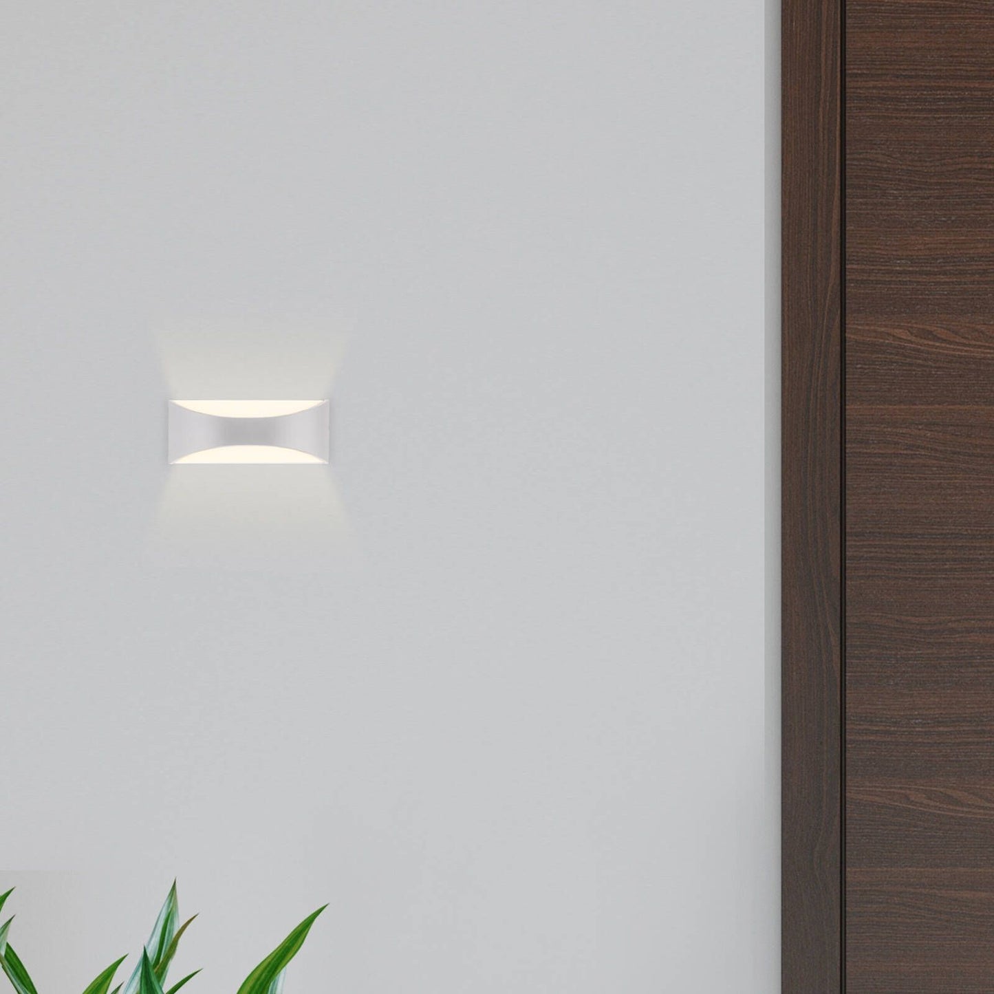 Arlec White Marina CCT LED Exterior Wall Light - 8W - 250 Lumens