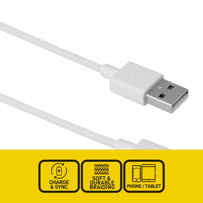 Antsig USB-C to USB-A Cable - 1.2m - White