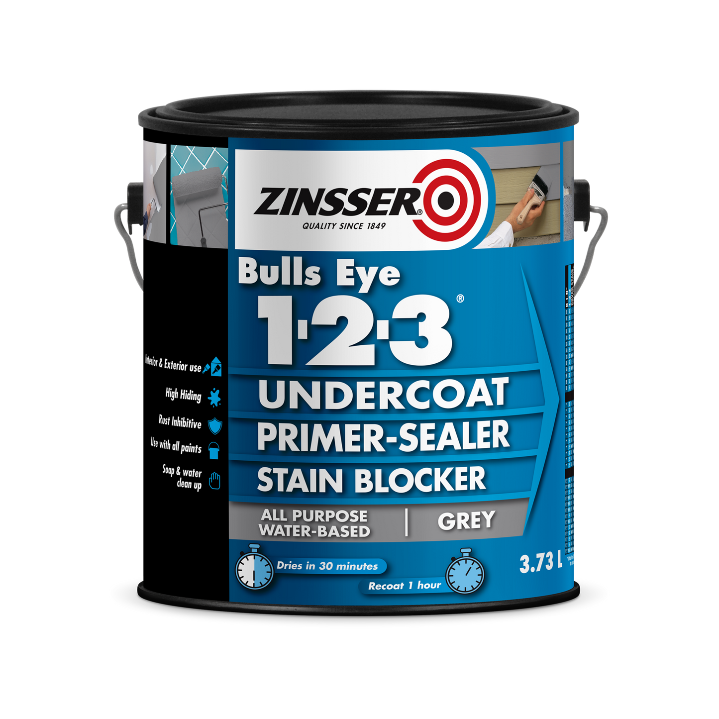 Zinsser Bulls Eye Primer - 3.73L - Grey