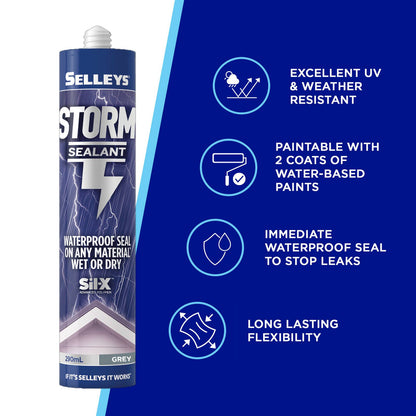 Selleys Grey Storm Sealant - 290ml