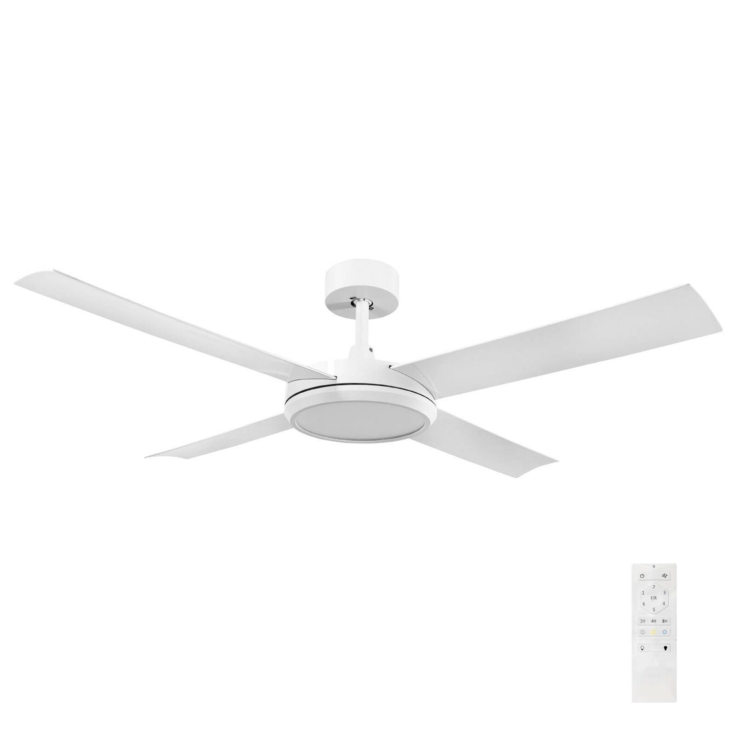 Brilliant White LED CCT Inaya DC Ceiling Fan - 52"