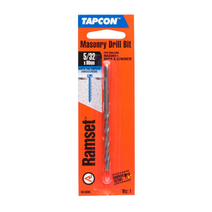 Ramset Tapcon Masonry Drill Bit - 5/32"