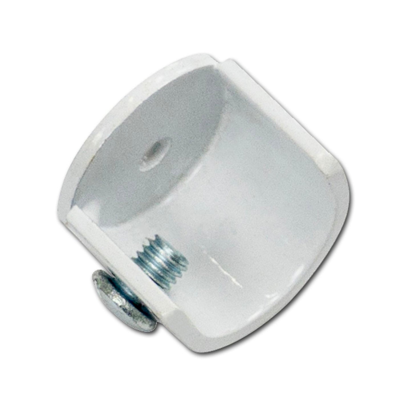 Windoware Curtain Rod Stirrup Bracket - 25mm - 2 Pack - White