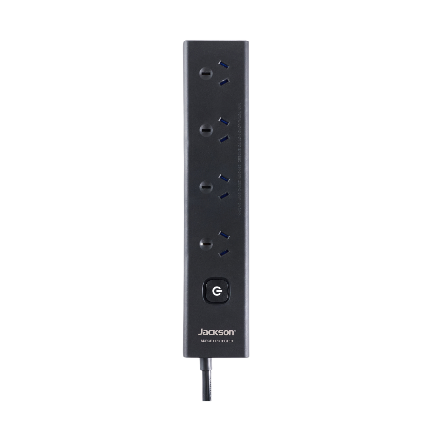 Jackson Powerboard - 4 Outlet - 1.8m - Black