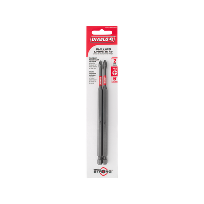 Diablo Power Bit PH2 - 150mm - 2 Pack