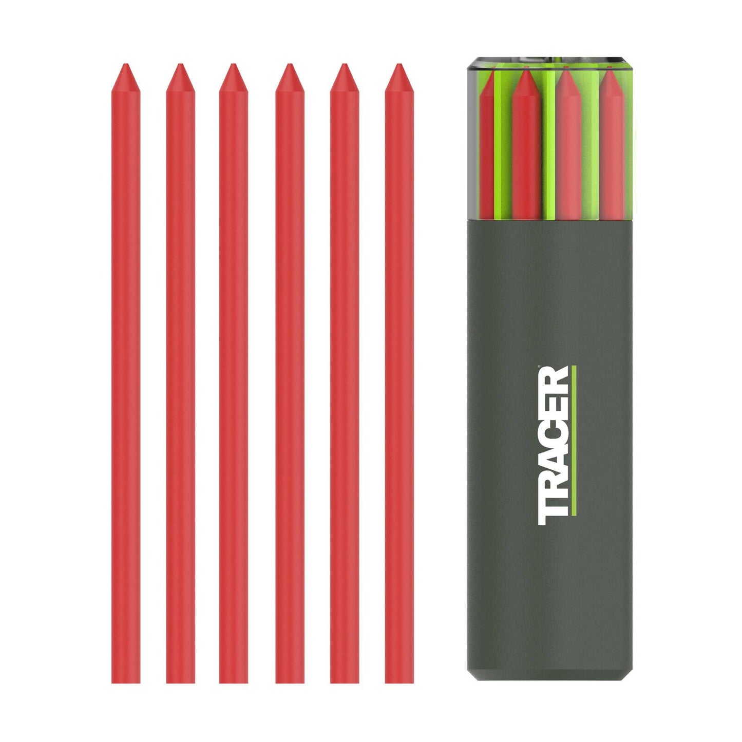 Tracer Pro 5 Replacement Leads - 5.2mm - 6 Pack - Red