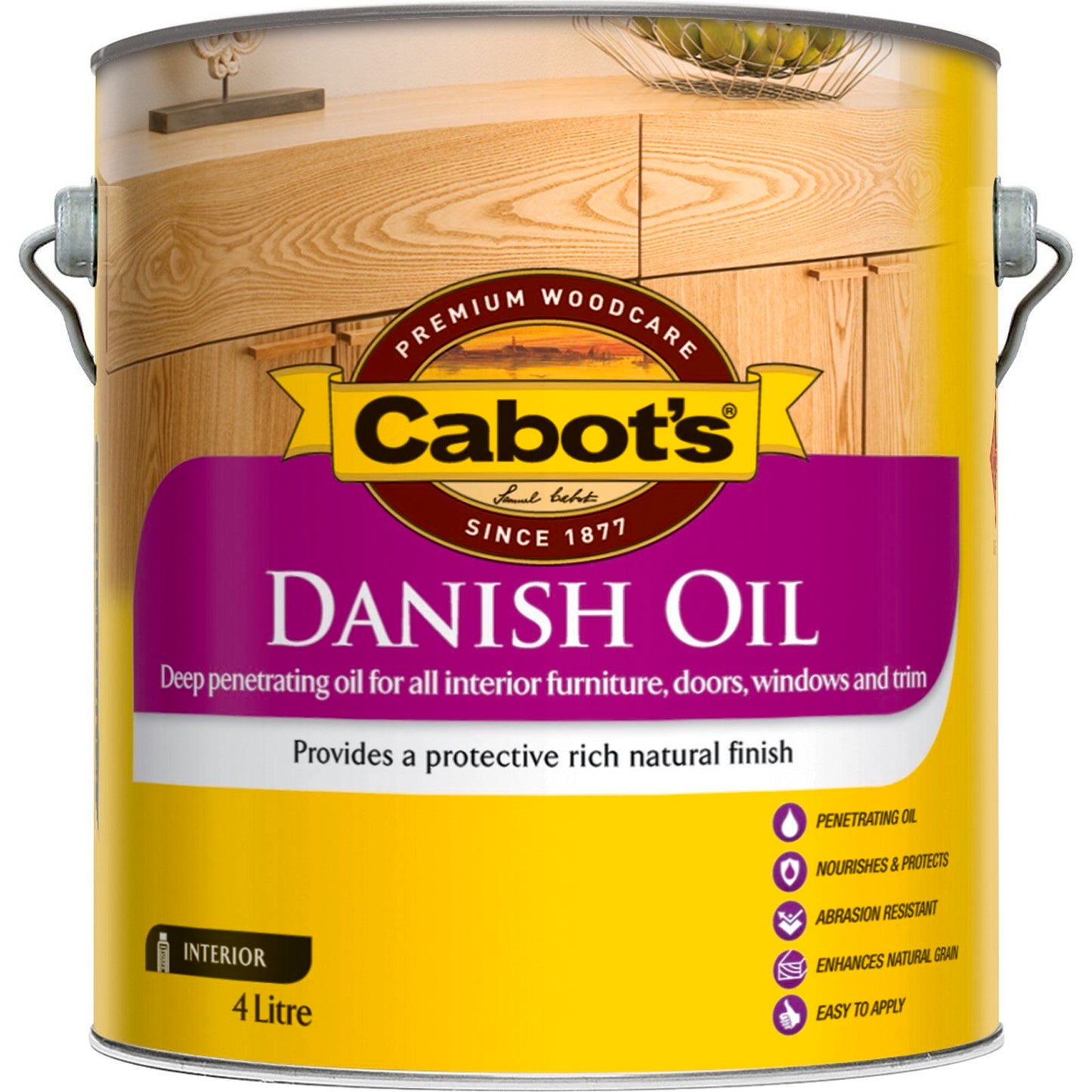 Cabot's Clear Danish Oil - 4L