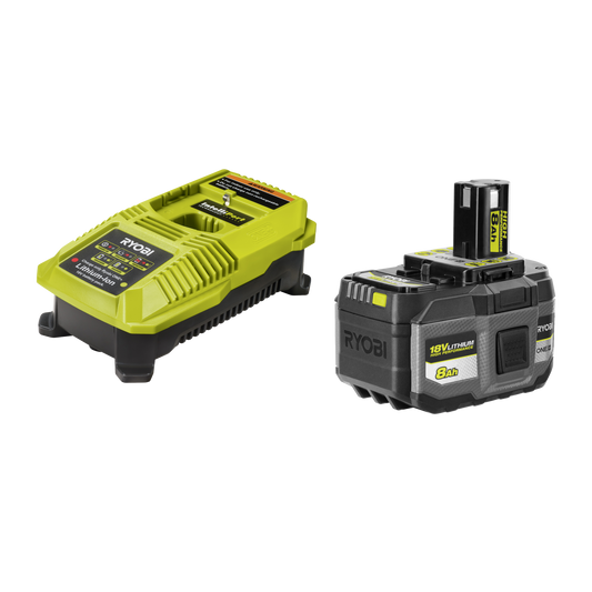 Ryobi ONE+ High Performance Starter Kit - 8.0Ah