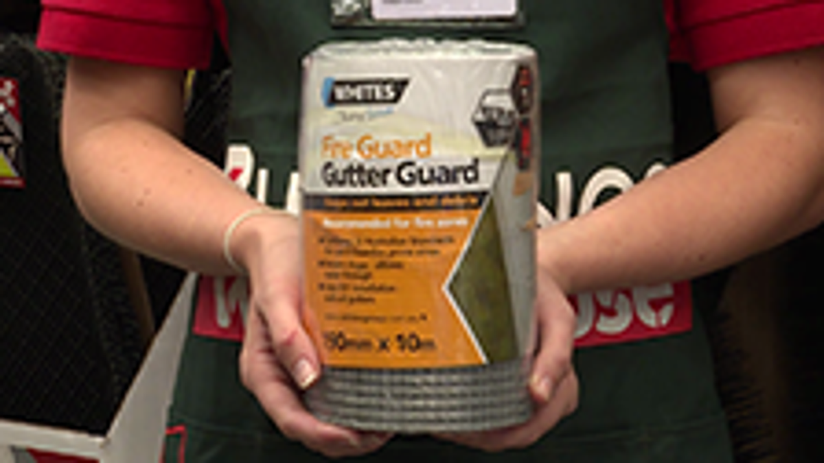 Jack Fire Guard Gutter Mesh - 190mm x 10m - Galvanised - Bushfire Rated