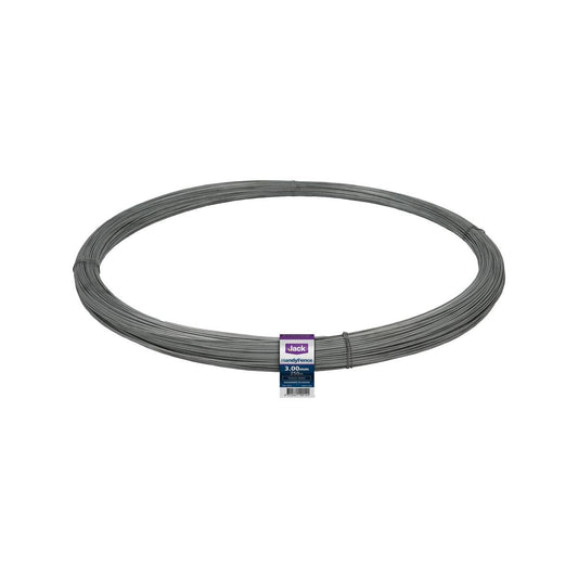 Jack Handyfence Fence Wire - 3mm x 250m - Galvanised - Soft Steel