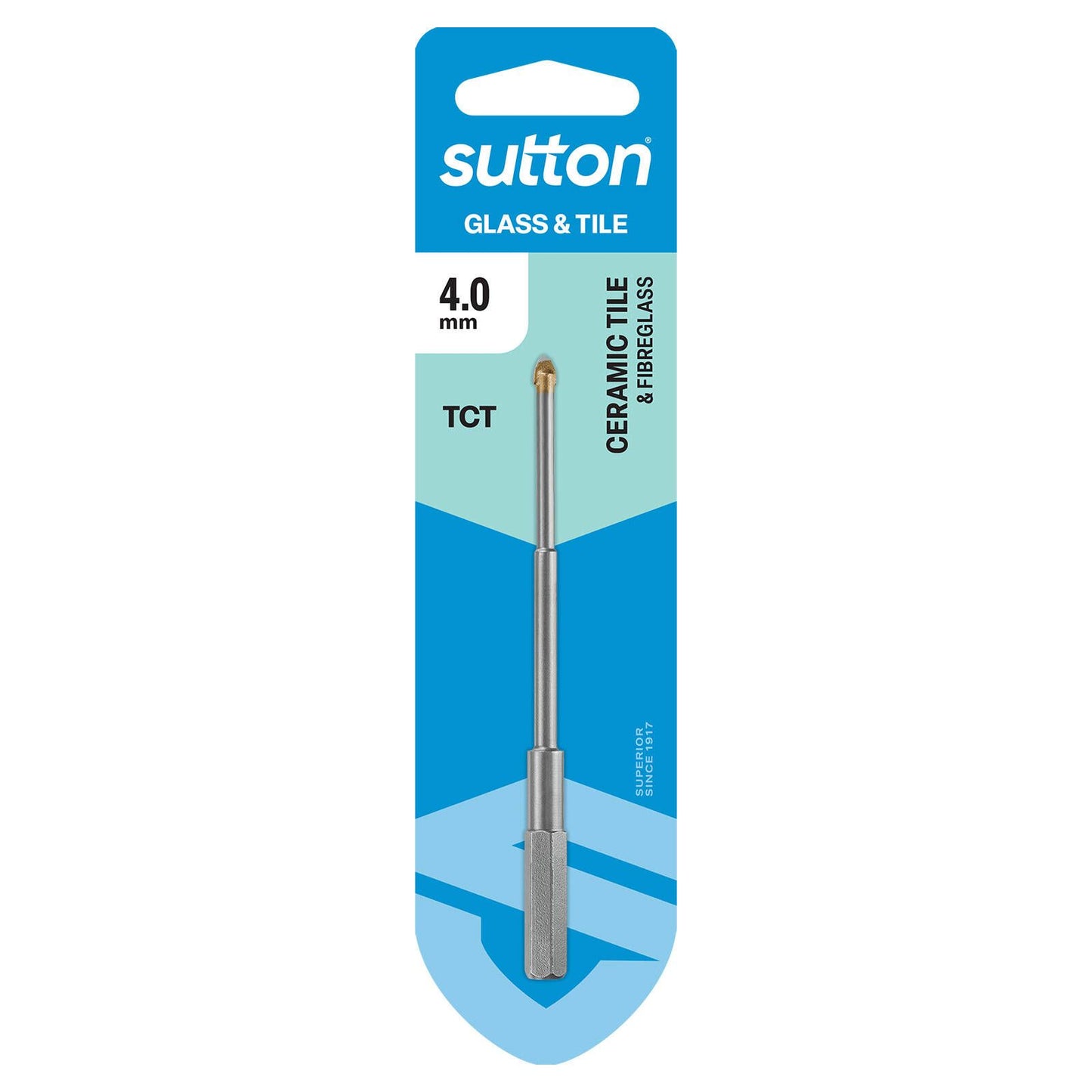 Sutton Tools Glass and Tile Drill Bit - 4.0mm