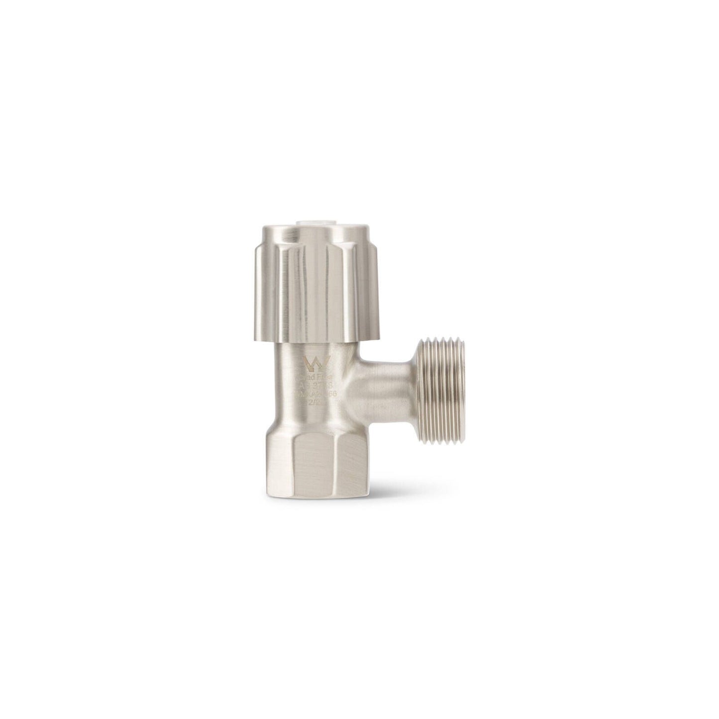 Brasshards Mini Washing Machine Tap - 20mm - Brushed Nickel