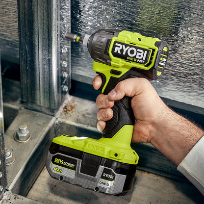 Ryobi HP Impact Driver Kit - 18V One - 3400rpm - 2 x 4Ah